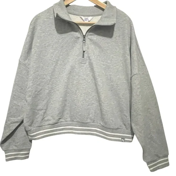 JoyLab Women's French Terry‎ 1/2 Zip Sweatshirt XXL - Picture 3 of 6